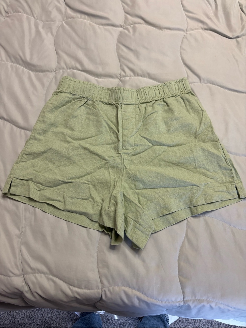 Pacsun Light Green Women’s Elastic Waist Shorts